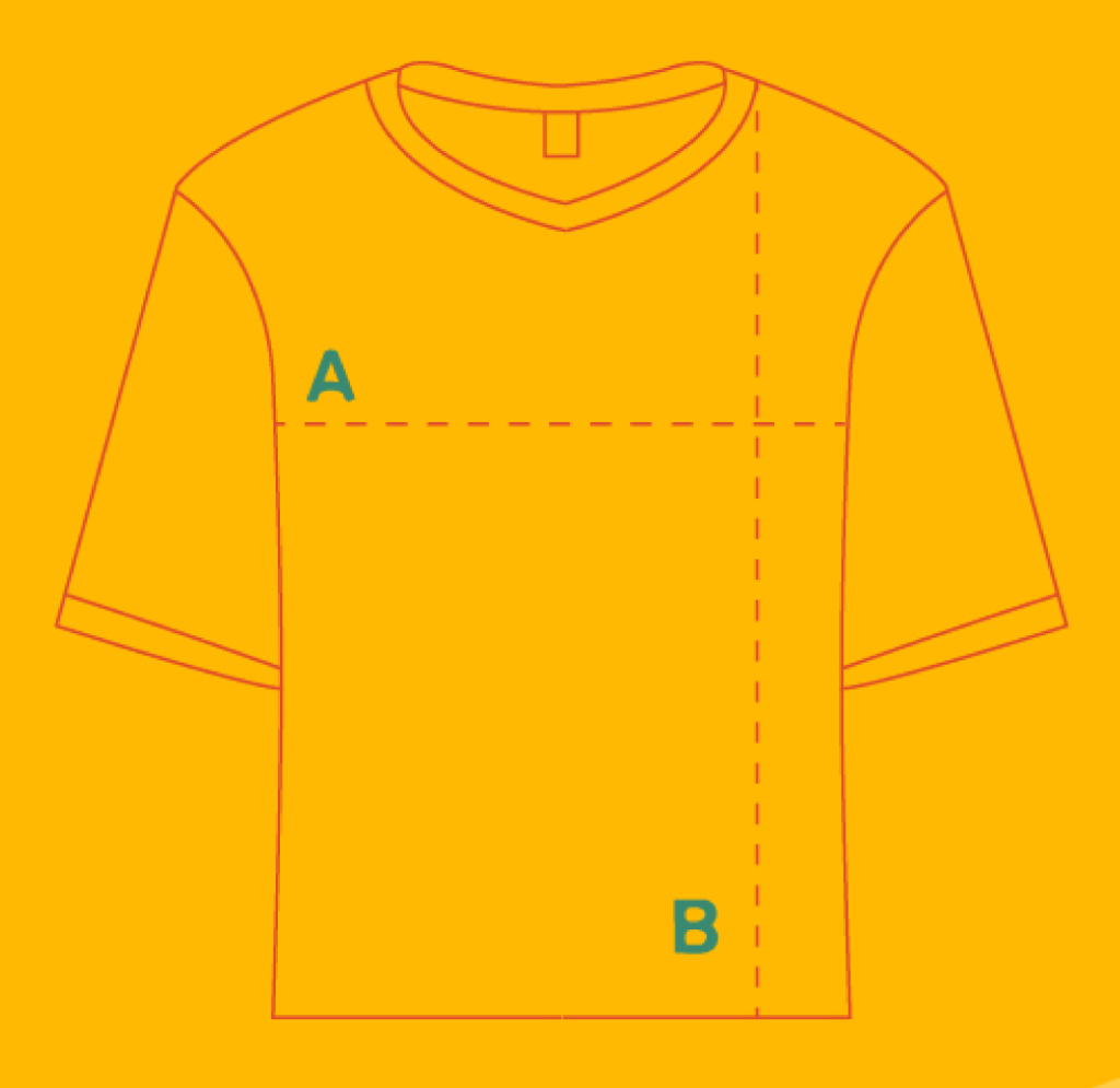 Guía de talles para Camisetas Crop Top